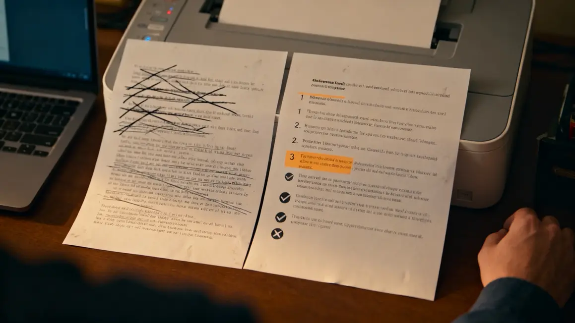 feuilles corrigées optimiser lisibilité manuscrit