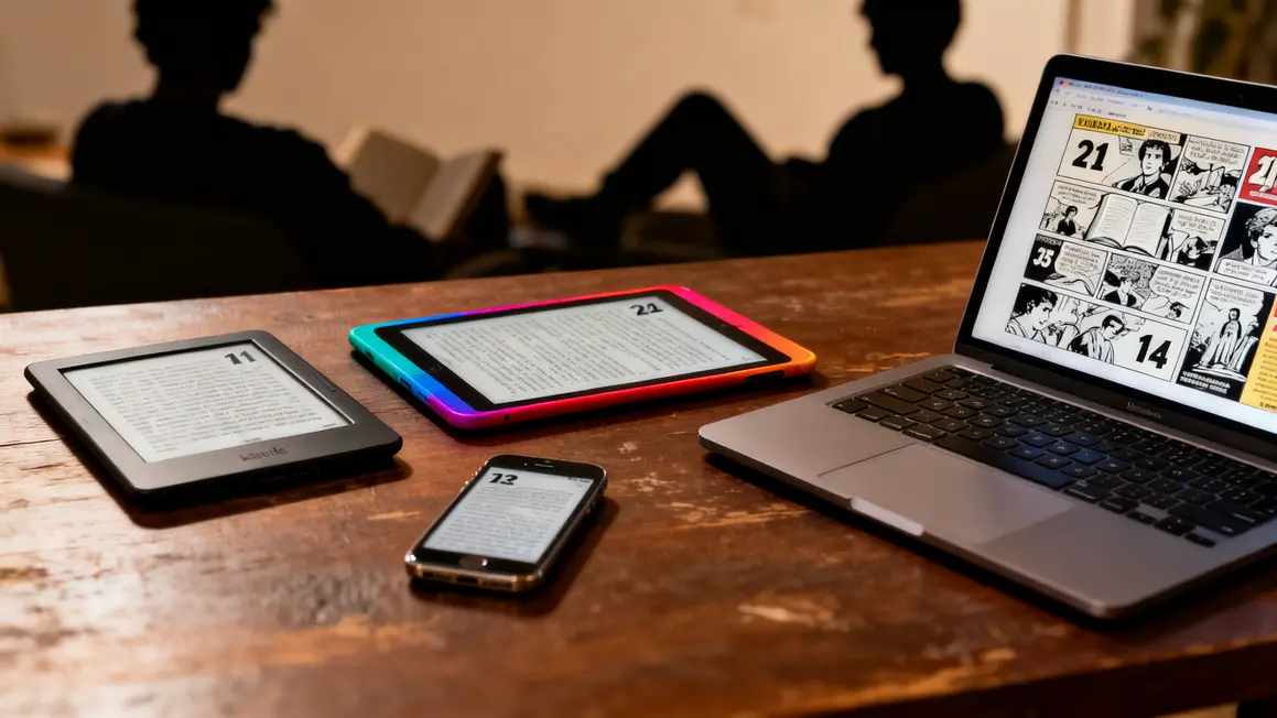 Supports de lecture numérique liseuse tablette smartphone ordinateur