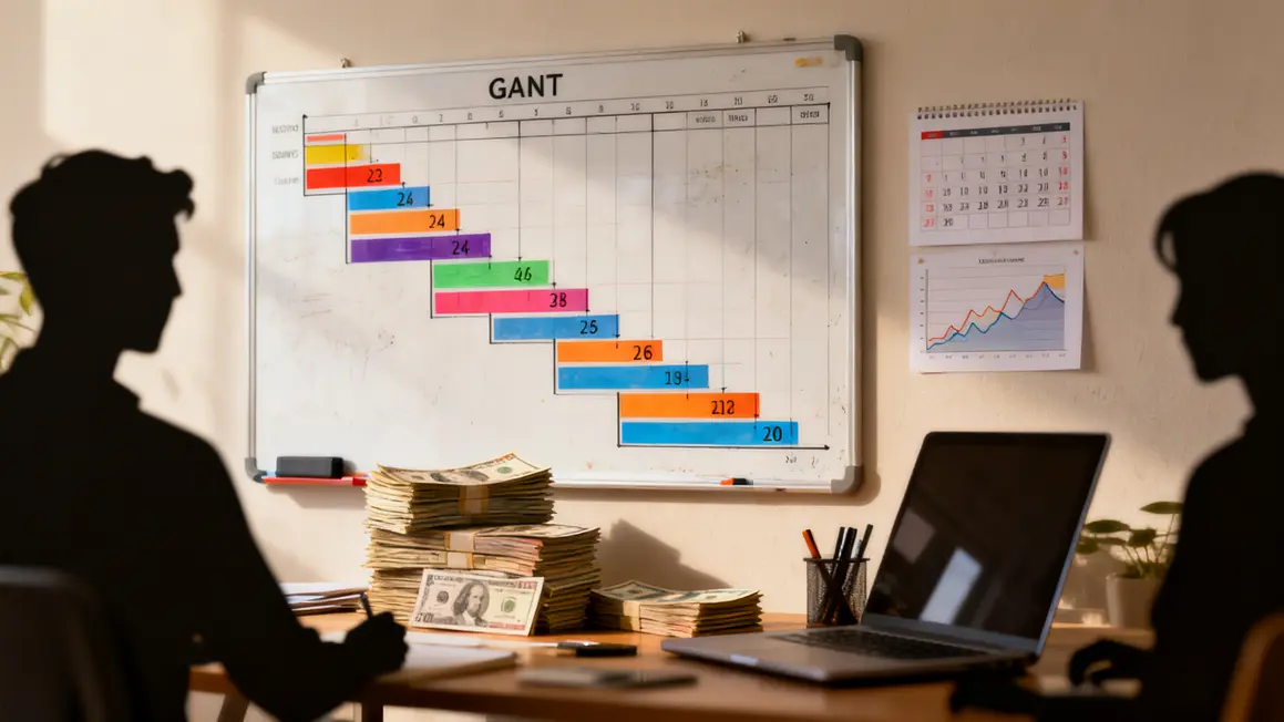 Gantt budget organisation calendrier projet culturel