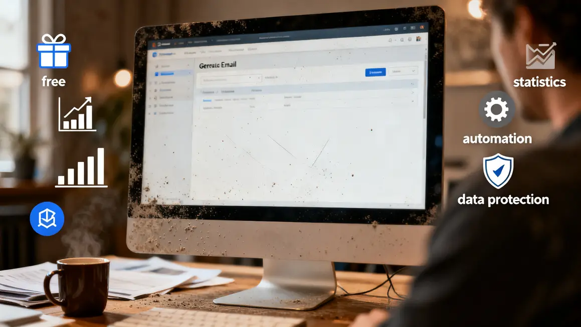 dashboard emailing gratuit statistiques rgpd