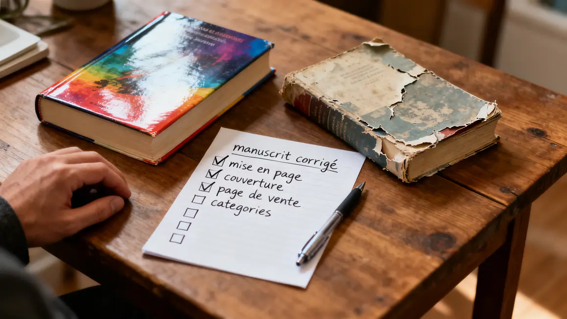 promotion de livre checklist et livres corrections