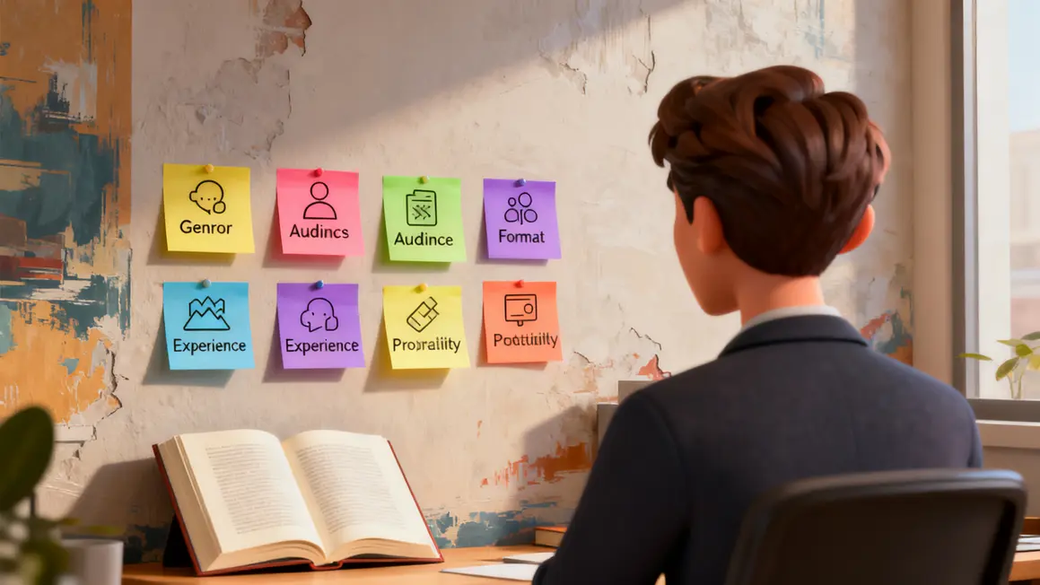 Critères Promotion livre, post-it et livre