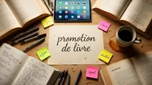 Plan de travail promotion de livre organisation auteur