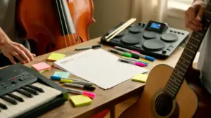 table instruments musique checklist choix