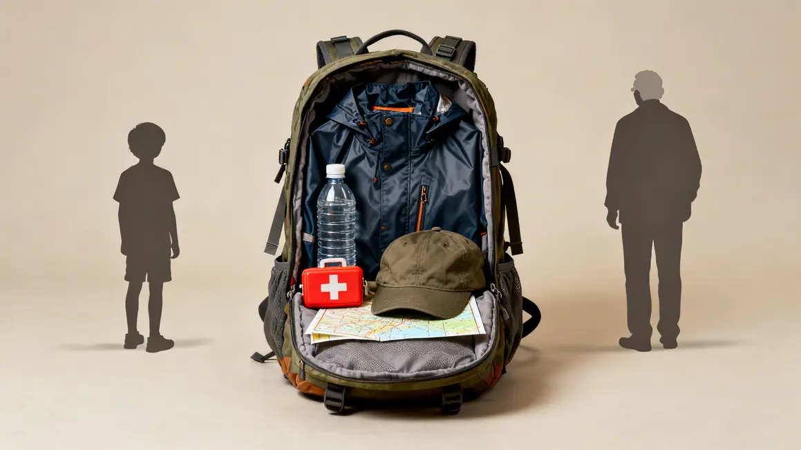 Sac à dos sorti checklist préparation