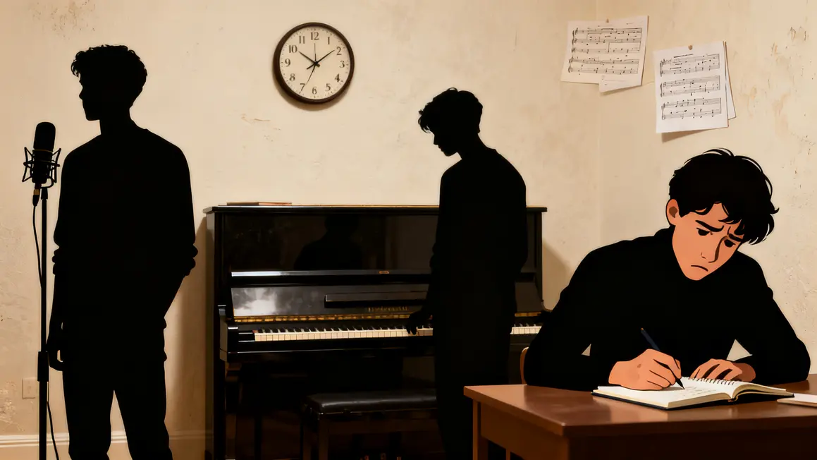 image silouettes blocages mentalité musique