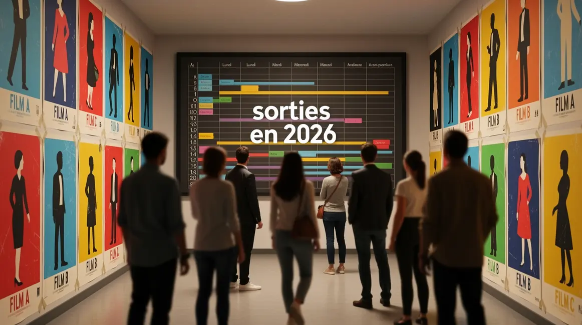 Agenda mural et affiches films sorties cinema 2026