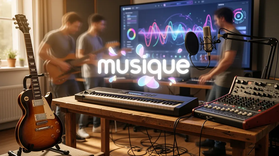 studio home instruments musique IA