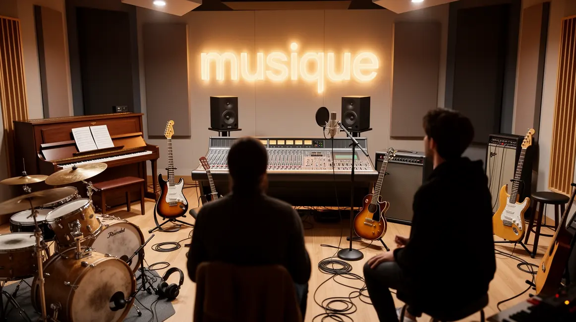 studio musical moderne musique progression
