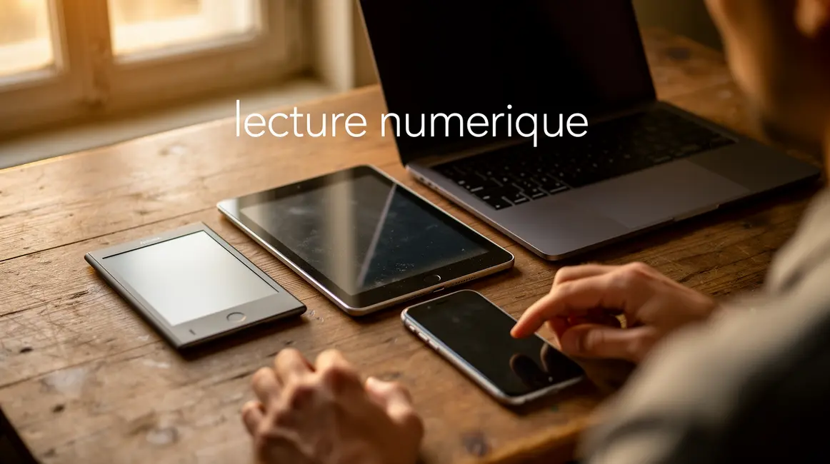 Supports numeriques sur table : liseuse, tablette, smartphone, pc