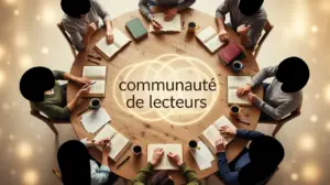 Table ronde communauté de lecteurs échange autour de livres