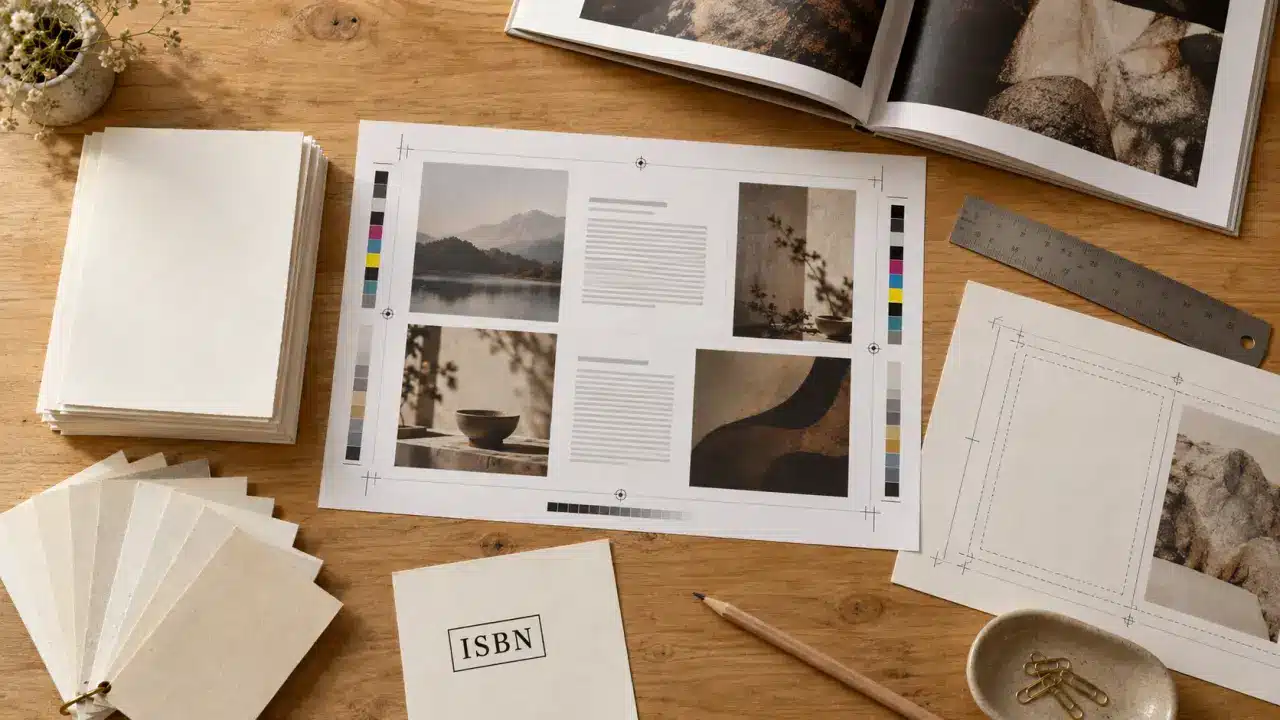Impression livre personnalisé : contrôle prépresse et petit tirage sur papier et livre photo